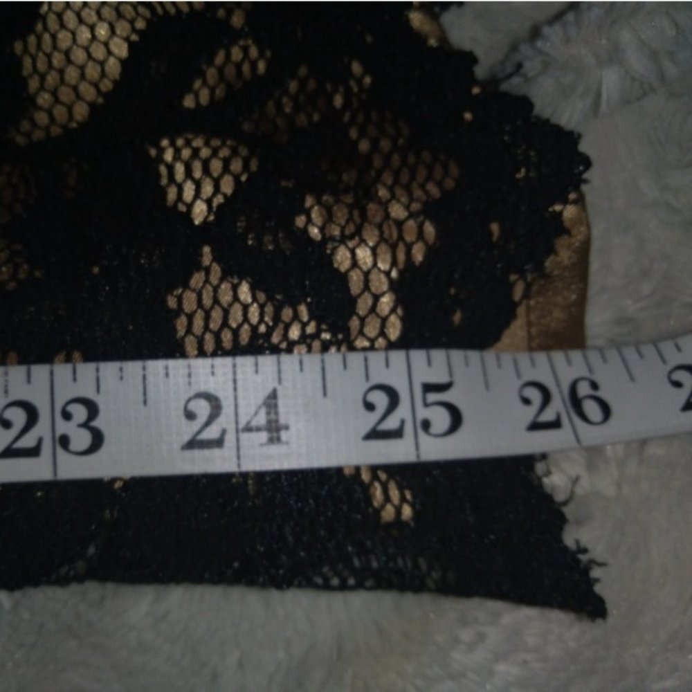3X skirt lace black tan - Picture 6 of 6